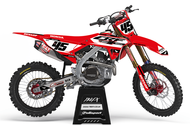 Honda "SWITCH-UP" RED/WHITE  Graphics Kit