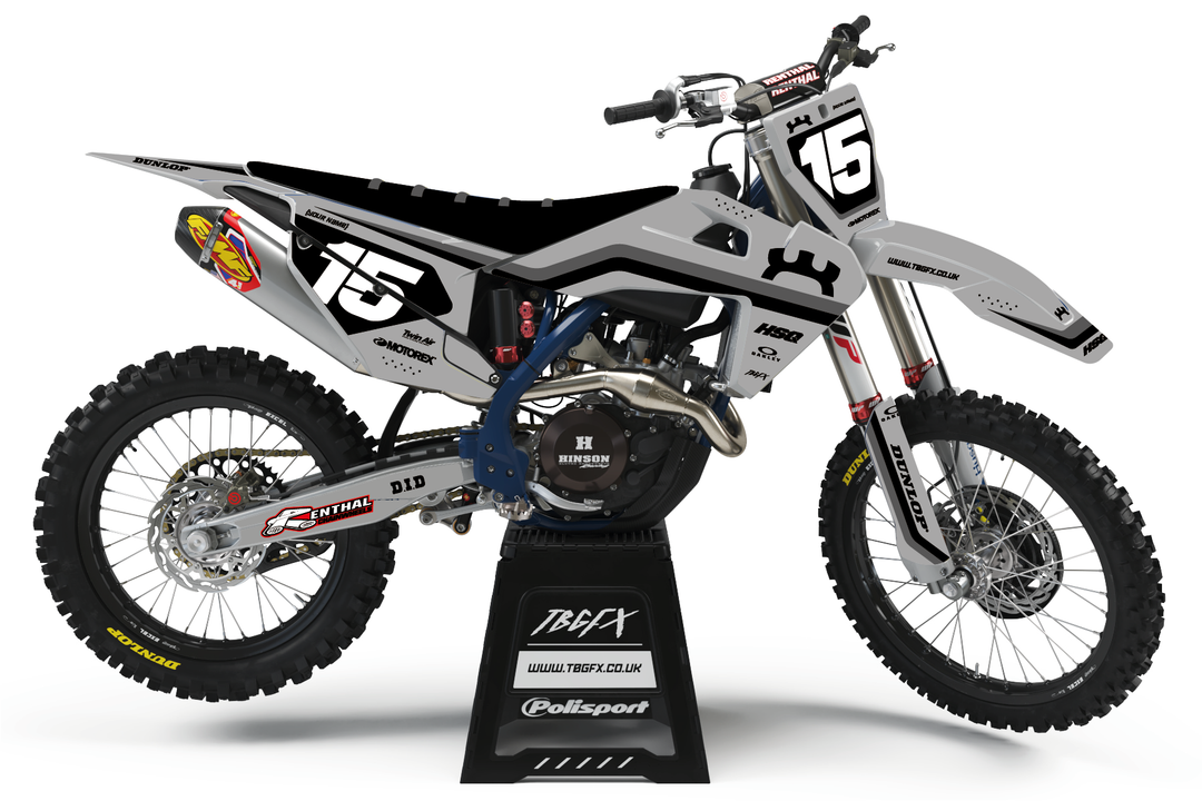 Husqvarna "HERITAGE" GREY Graphics Kit