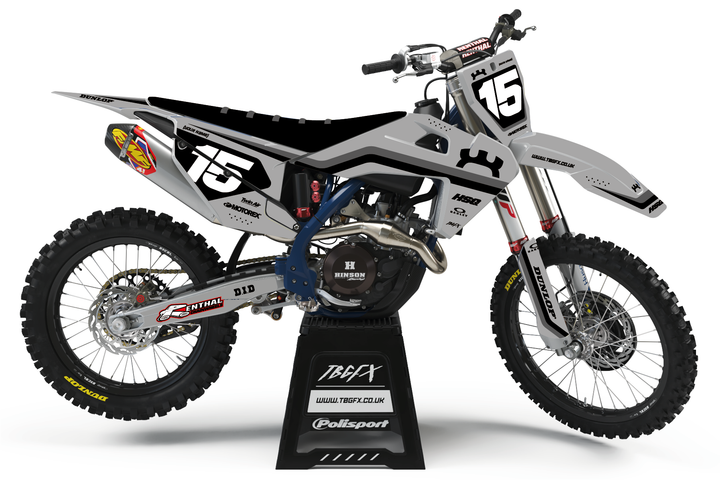 Husqvarna "HERITAGE" GREY Graphics Kit