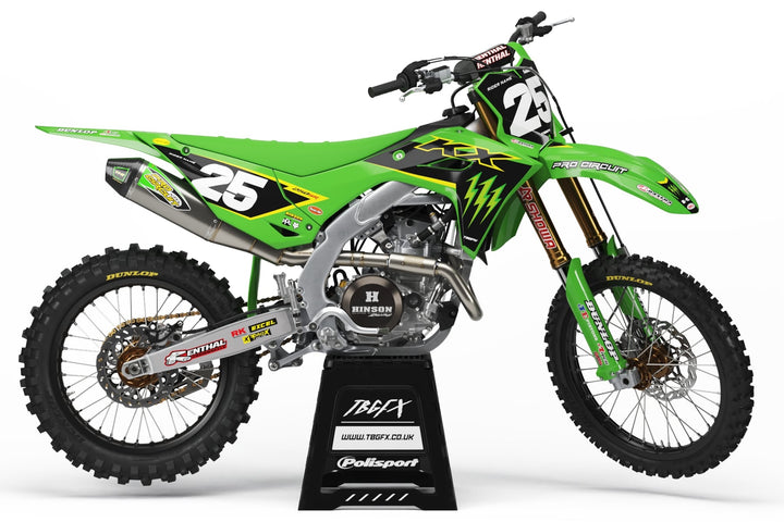 Kawasaki "SMX 25" Graphics Kit
