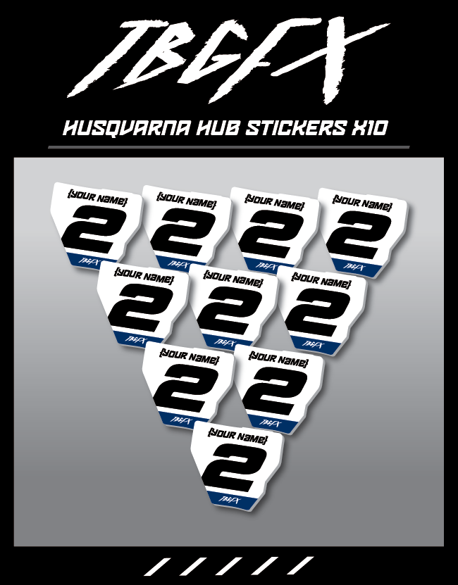 Husqvarna Hub Stickers