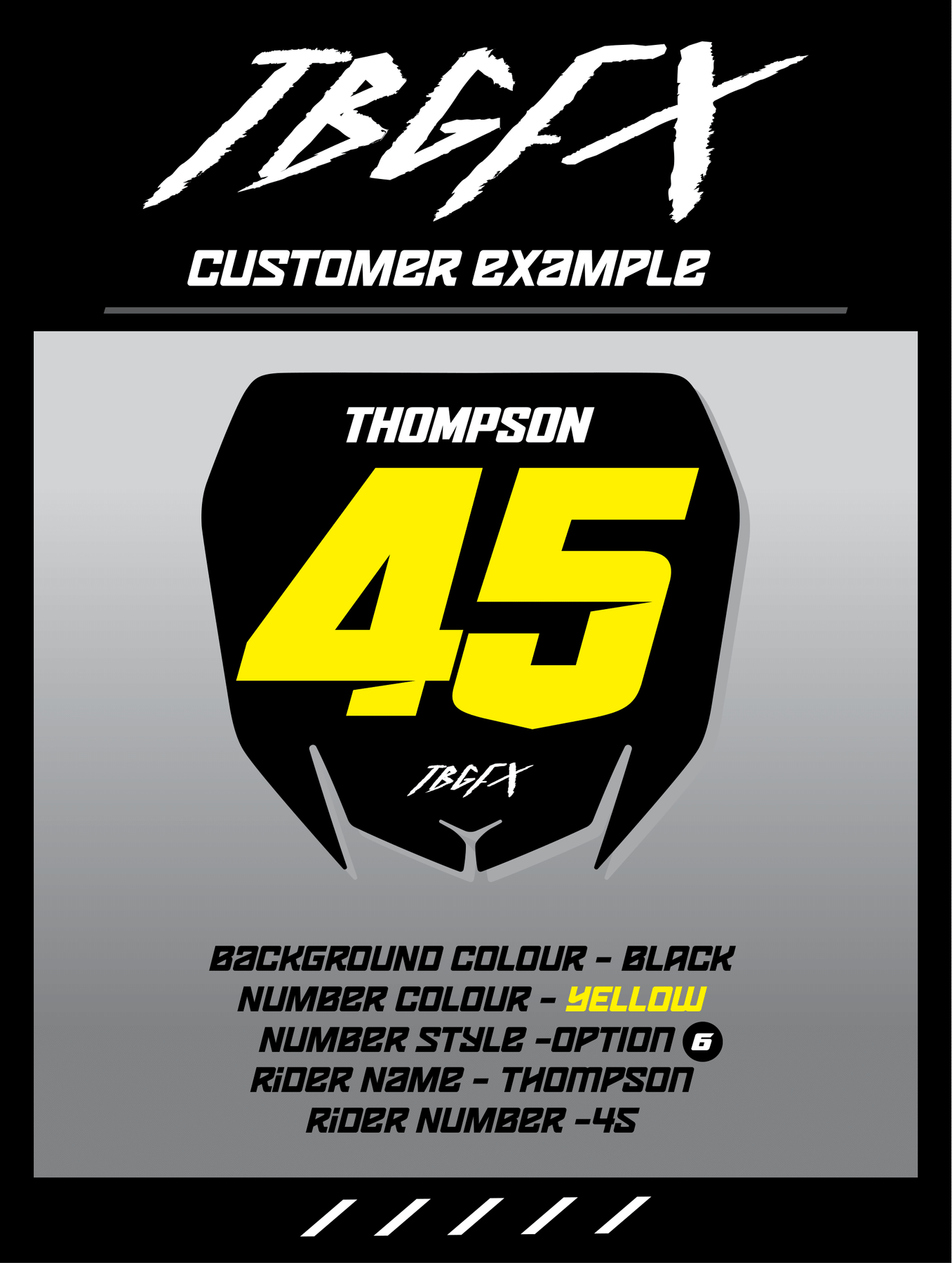 Triumph 'Glory' Union Graphics Kit – TB Graphics LTD