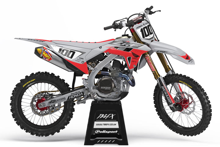 Honda "SCRUB" NARDO/RED Graphics Kit