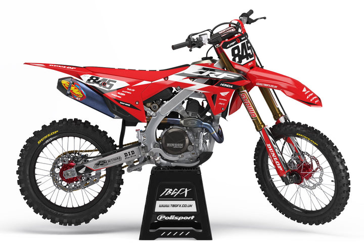 Honda "XCLUSIVE" RED/BLACK Graphics Kit