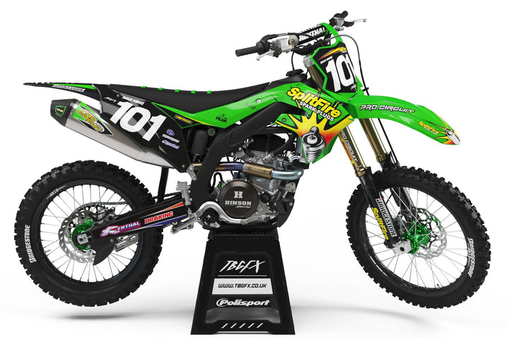 Kawasaki "SPLITFIRE 96" Graphics Kit