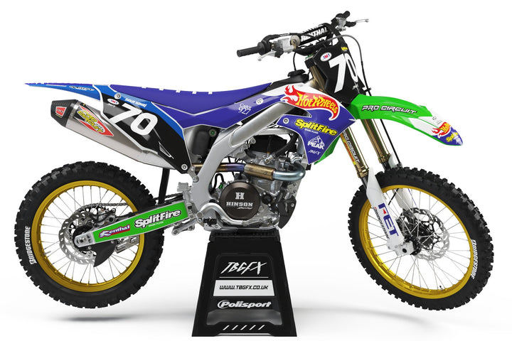 Kawasaki "HOT WHEELS 92" Graphics Kit