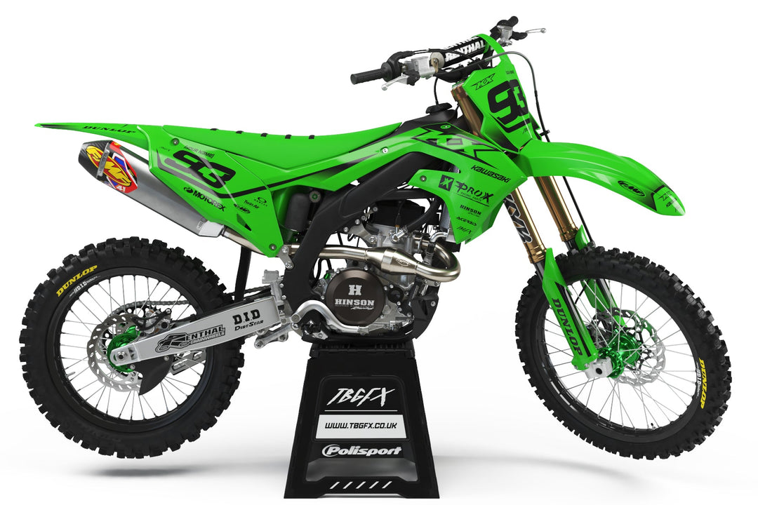 Kawasaki "BUD" GREEN Graphics Kit