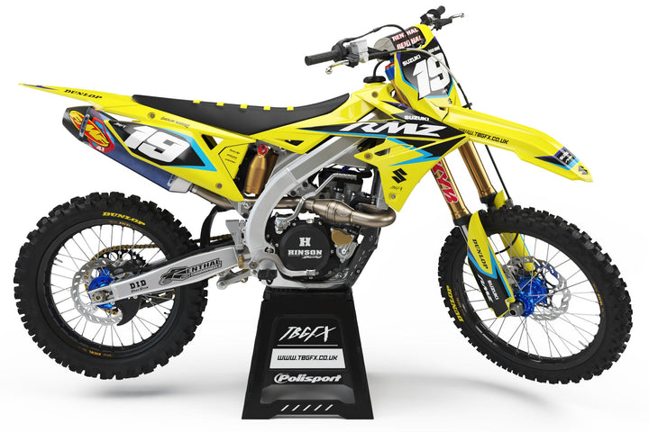 Suzuki "RIPPER" YELLOW/BLACK Graphics Kit